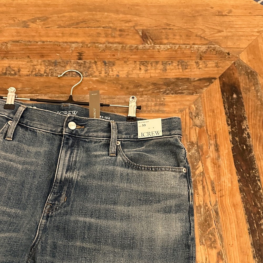 J. Crew Straight Leg Jeans - Classic Blue - Picture 4 of 8